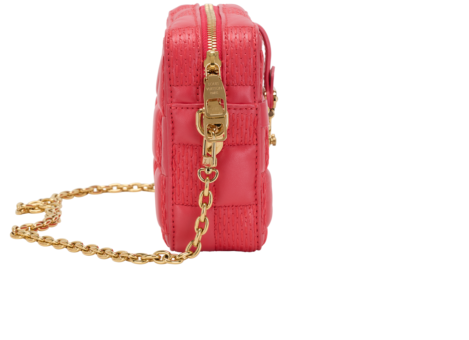 Troca PM, &pound;850, Handbags, Pink, Leather, Side view